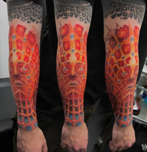 Alex Grey inspired ink