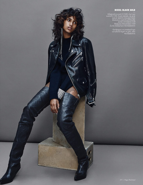 IMAAN HAMMAM BY MARC DE GROOT FOR VOGUE NETHERLANDS SEPTEMBER 2015