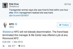 hashtagdion:  buzzfeed:  KFC Fires Manager