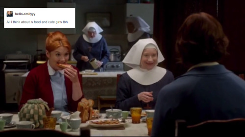 quiteafewnuns:Call The Midwife + text posts: Patsy and Delia part 4 (part 1) (part 2) (part 3) Bon