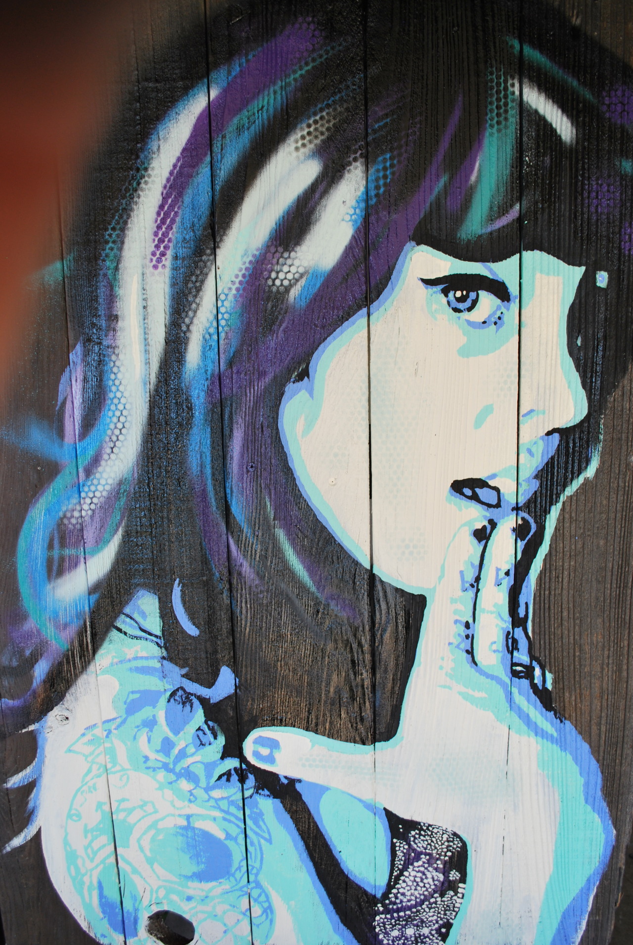 radeo-suicide:  New painting i’m working on. 30&quot; x 40&quot; acrylic