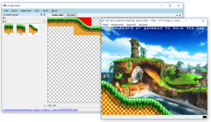 “Jo Engine is a 2D game engine for the Sega Saturn written in C under MIT license.
It allows users to develop games easily without extensive knowledge of embedded development.
And… games can run on an emulator and the original...