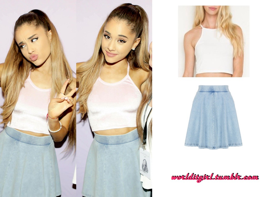 Ariana Grande Louis Vuitton Skirt