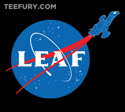 gamefreaksnz:  LEAF by Geekchic Tees - For sale on March 23rd at Teefury US ป for 24 hours only Artist: Redbubble | Facebook | Twitter | Tumblr 