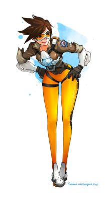 hip-hots:  Overwatch Tracer by spowys