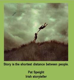 The shortest distance between people…