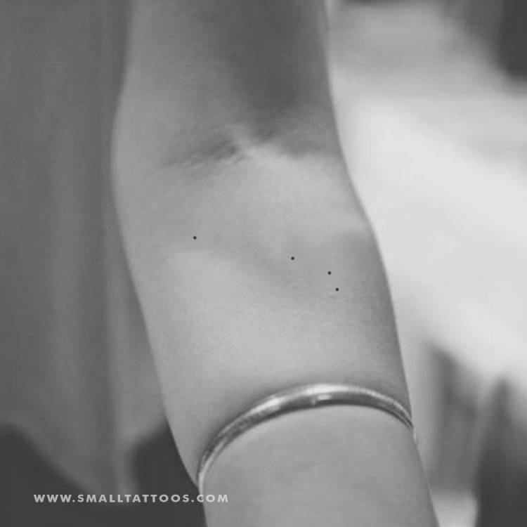 Aries Constellation Temporary Tattoo Set of 3  Small Tattoos