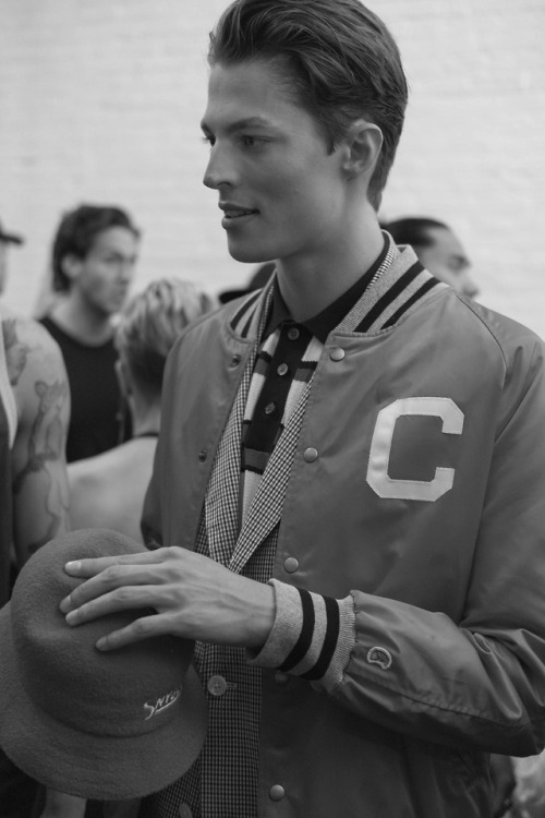 Men’s Fashion Week: Backstage at Todd Snyder.Photography: Cesarin Mateo