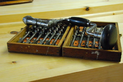 peonywoodworks:  A 1950 Irwin Bit Set I received as a Christmas Present from my father-in-law. 