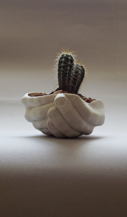 lesstalkmoreillustration:Ceramic Hand Dish Planter By SCULPTUREinDESIGN On Etsy*More Things & St