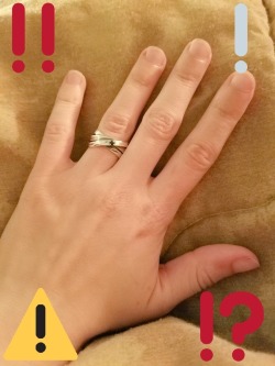 Oh, major life update: yesterday was Gwyn and my eighth anniversary and they proposed!  It was supposed to be in a nice park, but it began to thunder and lightning, so we had to settle for in our car while it poured rain. But, hey! We&rsquo;re engaged!