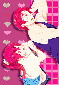envy-and-pride:  Matsuoka Rin’s main relationships (◡‿◡✿) 