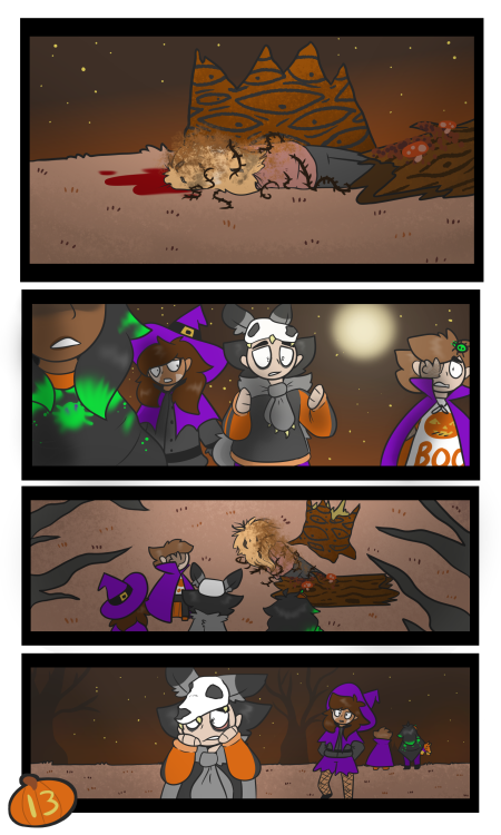‘Pushing up Daisy’ page 13TW corpse, blood and deathNearly halfway through and Daisy finally makes h