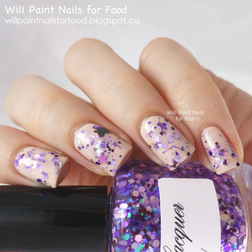 Lumina Lacquer Max is the New Black and Purple Rain Read the full post. Follow Will Paint Nails for 