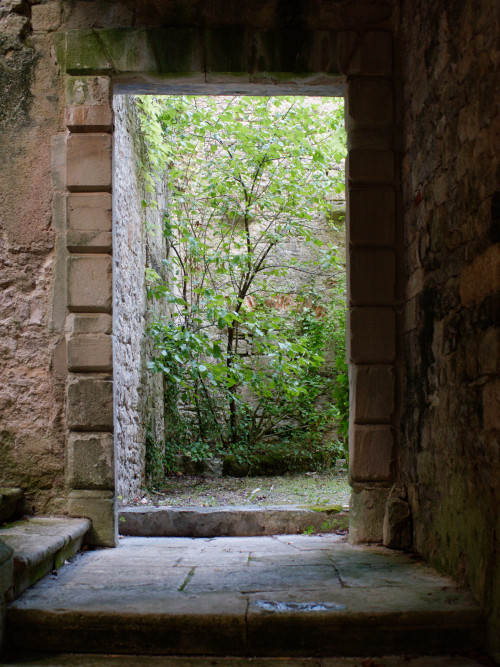 Doors in the Château de Cadrieu, France - 2019