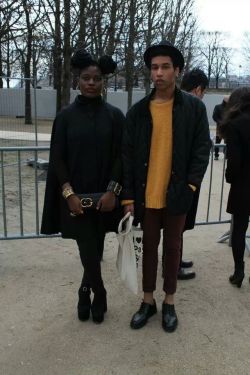 fallonacatwalk:  Paris fashion week IG: imanouveaurich  