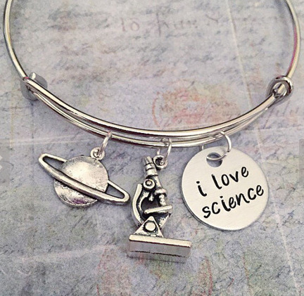 I Love Science Bracelet