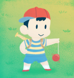 teebeeart:A week’s worth of simple coloring practice in the form of Earthbound doodles~ ☆ ～(‘▽^人) 