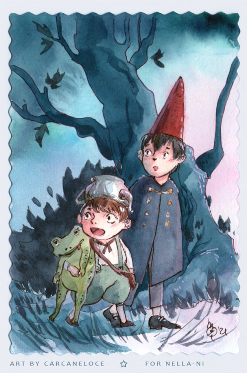 To the unknown&hellip; Greg and Wirt, Over The Garden Wall for @indicator-paper &lt;3wa