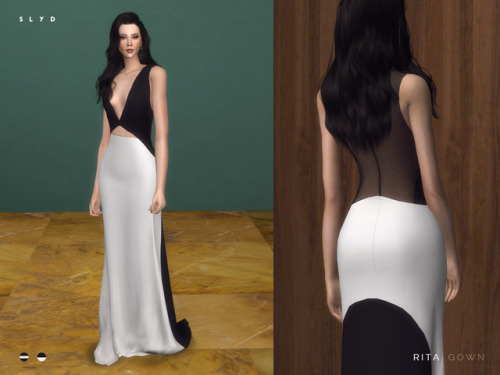 theslyd:  Rita Vinieris Gown  Inspired by Liu Wen’s gown at the amfAR Gala. 2 swatches.   Down
