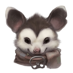 cleanfurries:  Possum portrait by silverfox5213