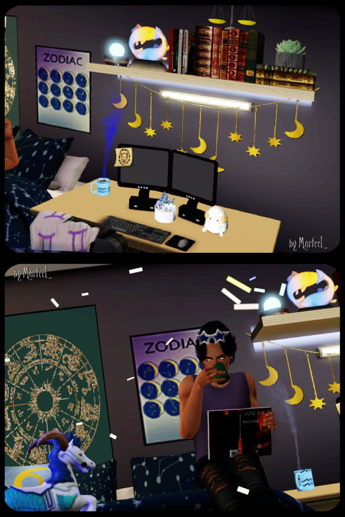 Modern Mages - Part 5D: Astrology WitchI used my New Years sim to recreate @brenna-ivy‘s commission 