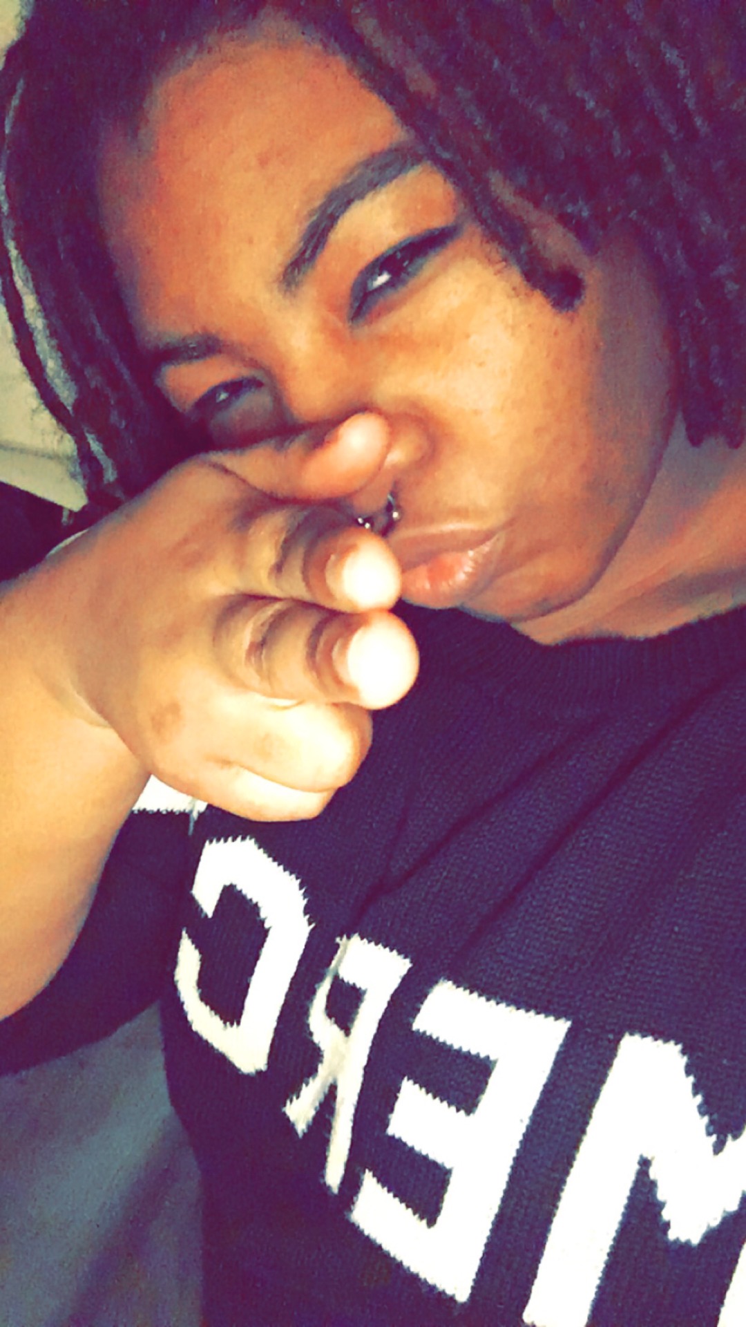 curvesncurls:  curvesncurls:  I was so unprepared #HappyBlackOut💋👑 SC: Oohheygigi