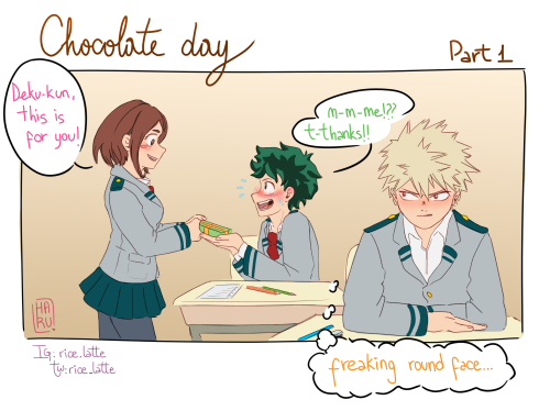 Happy Valentine’s day! Have this little angsty bkdk comic&hellip; what’s Kacchan going to do??Anyway