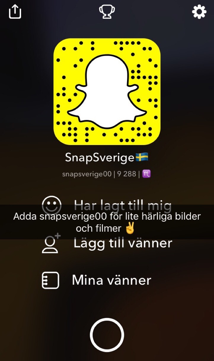 snapsverige:  Sprid sprid sprid! Vi måste bli flera på snap! Över 50 delningar