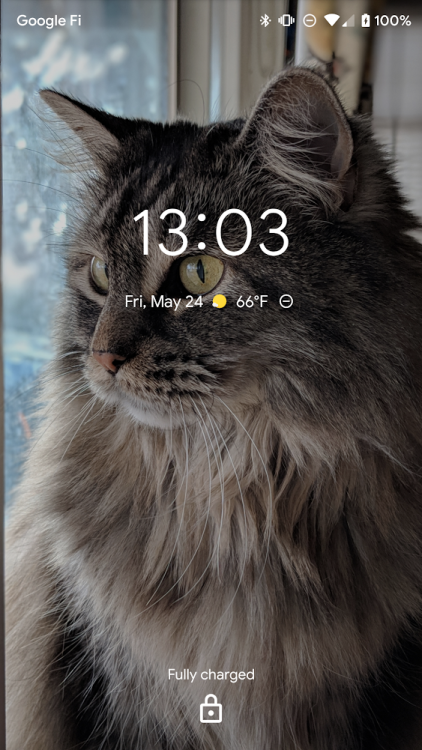 Continuing with the lock screen theme, here’s my beautiful Myra looking majestic and pensive(submitt