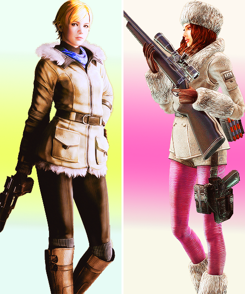 chirikalovesjill:  Resident evil women winter collection 