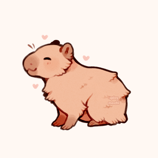 capybara, Tumblr, Capybara, Animal drawings, Cute art