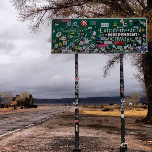 about-usa:Extraterrestrial Highway - Nevada - USA (by BriYYZ) 