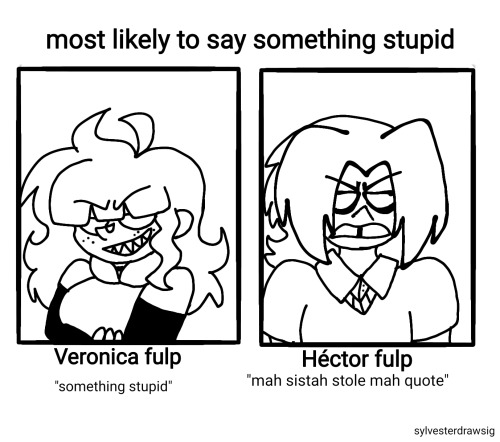 Saw It On Twitter And Wanted To Do It But With Hctor And Veronica-
