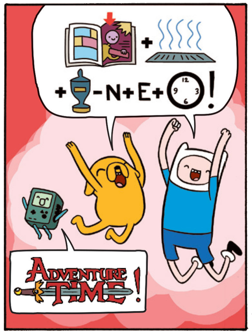 Ad + Vent + (Urn - n) + E + Time = Adventure Time!