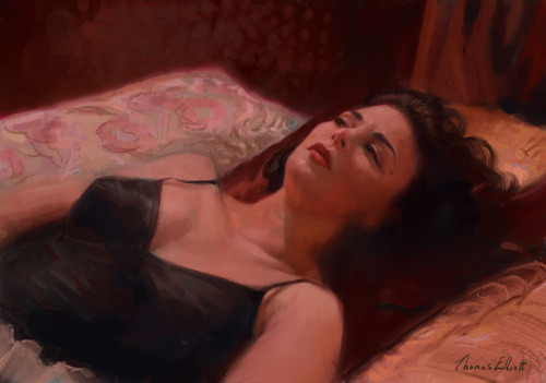 Ive been watching my way through Twin Peaks and absolutely loving it! Heres a digital study of the g