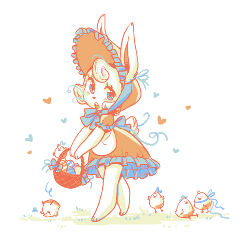 Happy Easter, everyone! (its tomorrow but yknow…) Also this was a color palette challenge. :)