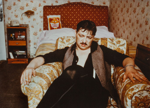 lottereinigerforever:Rainer Werner Fassbinder and Christian Braad Thomsen.Photo by Dino Raymond Hans