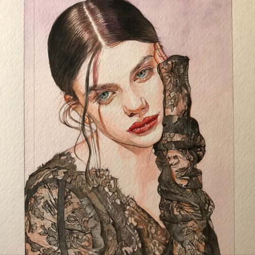 art-woonz:  Watercolor Art By Reina Yamada For more: artwoonz.com