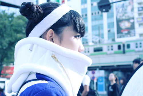 tokyo-fashion:  hima-ekimae:  戦うための性的殺意 モデル:りにょ  Always love Harajuku street snap model Rinyo. She’s like live action anime. 