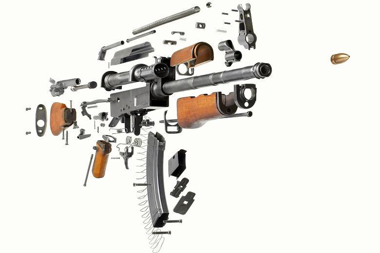 historicalfirearms:  Cutaway of the Day: AK-47 While not a cutaway this astounding