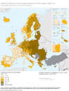 Deaths from diseases of the circulatory system
EuropeanMaps:
“  Maps by Eurostat, yes I’m aware that it includes ES, PT, FR areas outside of europe. :P
”