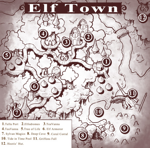 making some zoomed in maps of districts in caradin. this is liek china town, but for elves. Caradin 