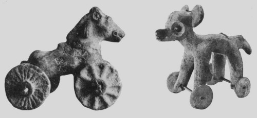 worldhistoryfacts: Ancient toys – kids around the world seem to have loved the pull toy. From 