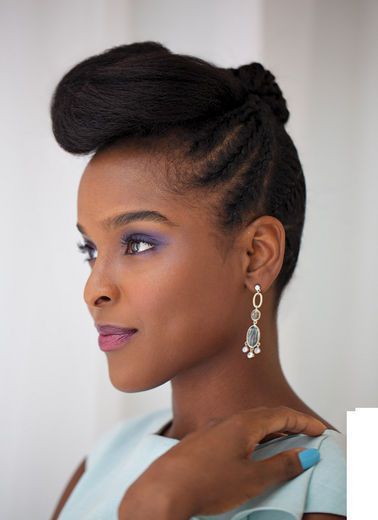 Black updo hairstyles