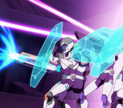 myeverlastingship:I like how Pidge gets closer so she can cover Lance while he’s shooting.