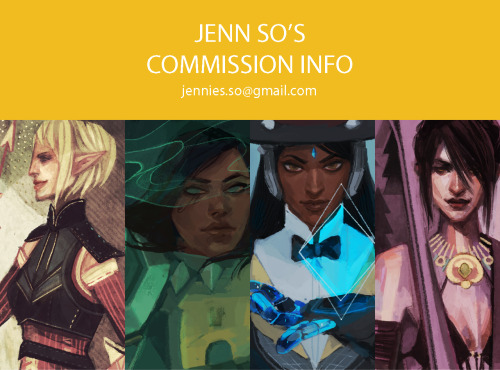 jennlso: Hey I’m opening up for commissions again! 10-15 slots available ~ If you’re interested, se