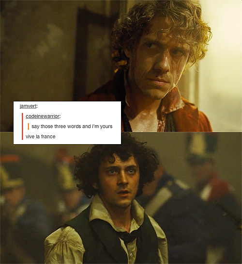 oliszka:les miserables + tumblr posts (inspired by this and other such posts)