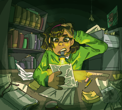 whyldkratts: Becky combing through Professor Boxleitners old notes looking for a way to bring him ba