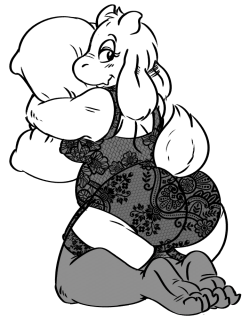 /Trash/ Request “ /R/Equesting Toriel Being Cute And Cuddly In Lace Lingerie  “Lace